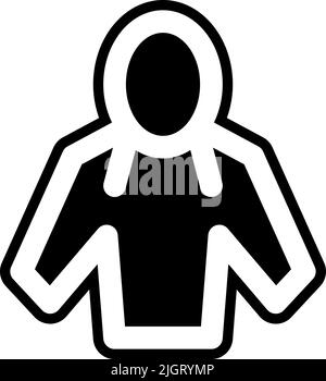 Fashion hoodie icon . Stock Vector