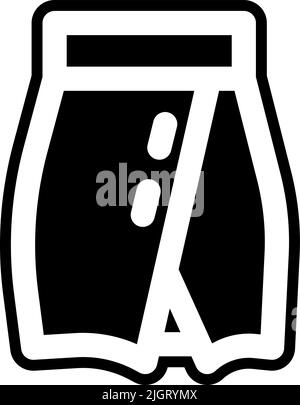 Fashion skort icon . Stock Vector