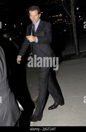 Manhattan, United States Of America. 12th Mar, 2011. NEW YORK, NY - MARCH 10: Bradley Cooper is seen on streets of New York on March 10, 2011 in New York City. People: Bradley Cooper Credit: Storms Media Group/Alamy Live News Stock Photo