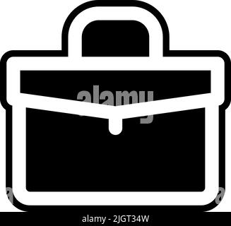 Office material briefcase icon . Stock Vector