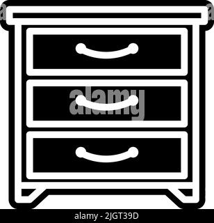 Office drawers icon . Stock Vector