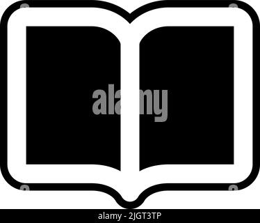 Online shopping open book icon . Stock Vector