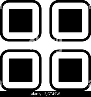 Online shopping menu icon . Stock Vector