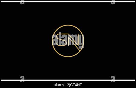 SN ,NS Abstract Letters Logo Monogram Stock Vector