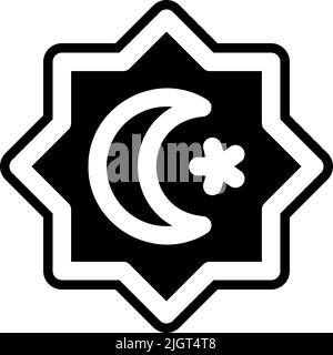 Ramadan rub el hizb icon . Stock Vector