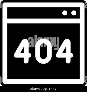 Web development error icon . Stock Vector