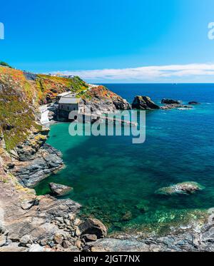 Old Lifeboat Station, Lizard Point, Helston, Cornwall, England Stock Photo