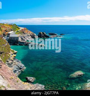 Old Lifeboat Station, Lizard Point, Helston, Cornwall, England Stock Photo