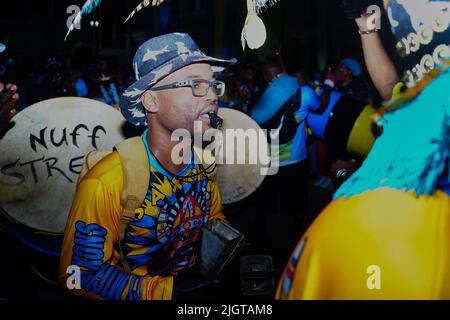 The 49th Independence Day Junkanoo Street Parade in Nassau The Bahamas Stock Photo