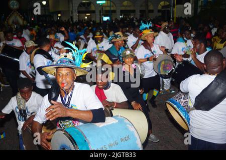 The 49th Independence Day Junkanoo Street Parade in Nassau The Bahamas Stock Photo