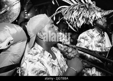 The 49th Independence Day Junkanoo Street Parade in Nassau The Bahamas Stock Photo