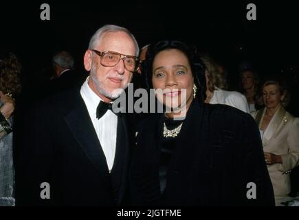 Dexter King and Coretta Scott King at the AFI Tribute to David Wolper - May 2, 1990 at Lowe's Santa Monica Hotel in Santa Monica, California Credit: Ralph Dominguez/MediaPunch Stock Photo