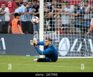 Visar Bekaj of Kf Tirana during the first round of UEFA Champions League  2022-2023, football match between Kf Tirana and F91 Dudelange at Air  Albania Stock Photo - Alamy