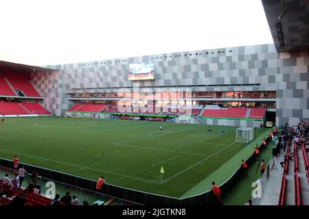 Kf Tirana team during the first round of UEFA Champions League 2022-2023,  football match between Kf Tirana and F91 Dudelange at Air Albania Stadium  Stock Photo - Alamy