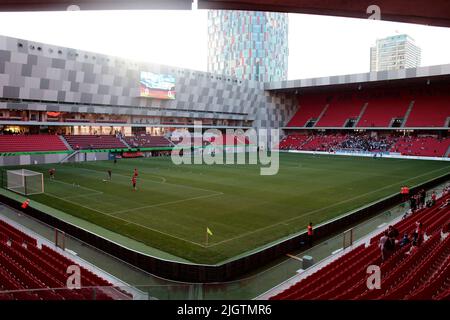 Kf Tirana supporters during the first round of UEFA Champions League  2022-2023, football match between Kf Tirana and F91 Dudelange at Air  Albania Stad Stock Photo - Alamy