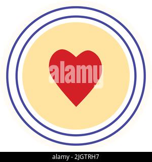 Charitable organization semi flat color vector element Stock Vector