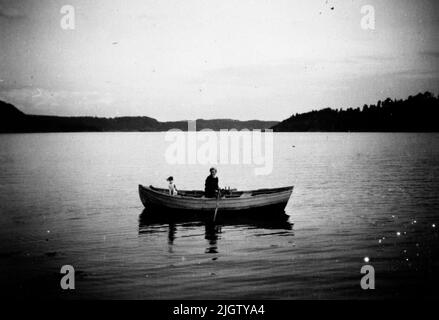 Sweden, Bohuslän, Västra Götaland, Munkedal, Foss, Munkedal, Strömstadsvägen (depicted, place) Stock Photo