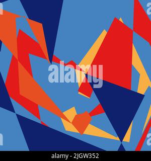 colorful geometric background. Vector illustration Stock Vector