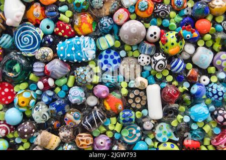 Multiple little stones and pieces background Stock Photo