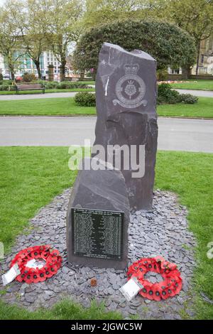 611 west lancashire squadron war memorial St Johns Gardens liverpool england uk Stock Photo