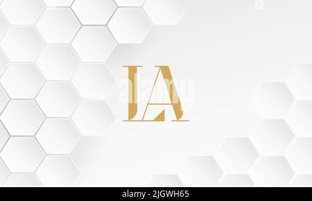 LA, AL, Abstract Letters Logo Monogram Stock Vector