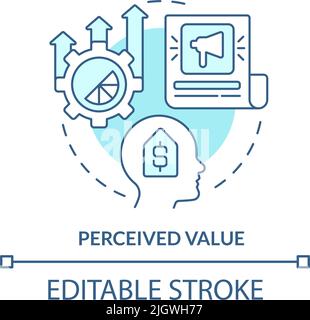 Perceived value concept icon Stock Vector Image & Art - Alamy