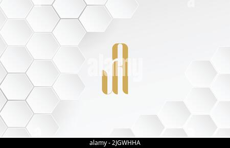 JD ,DJ Abstract letters Logo Monogram Stock Vector