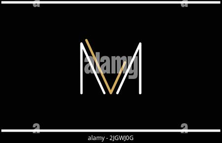 LM, ML Abstract Letters Logo Monogram Stock Vector
