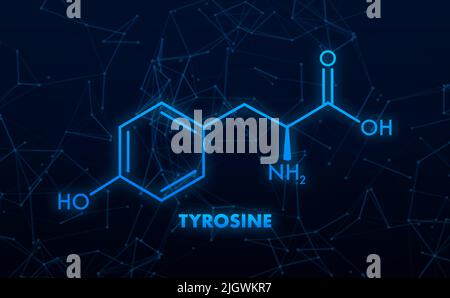 Tyrosine formula, great design for any purposes. Tyrosine formula Stock Vector