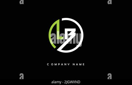 LB, BL Alphabets Letters Logo Monogram Stock Vector