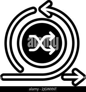 Change management agile icon . Stock Vector