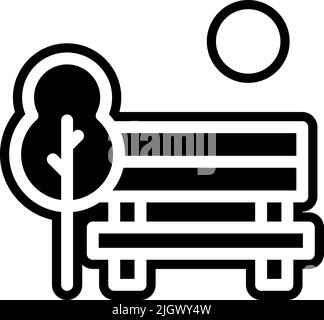 City park icon . Stock Vector