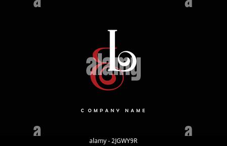 LB, BL Alphabets Letters Logo Monogram Stock Vector
