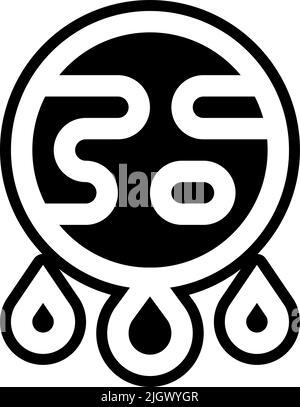 Circular economy scarcity icon . Stock Vector