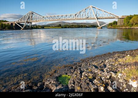 Connel Bridge near Oban Scotland on a Summer Evening Stock Photo