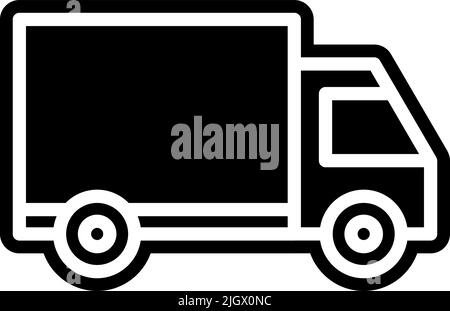 Construction tools truck icon . Stock Vector