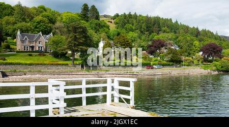 Tighnabruaich Kyles of Bute from the Pier Stock Photo