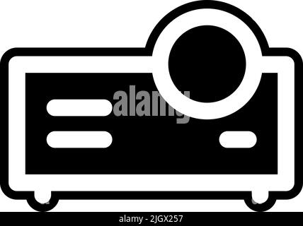 Communication and media projector icon . Stock Vector