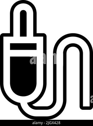 Electronics audio jack icon . Stock Vector