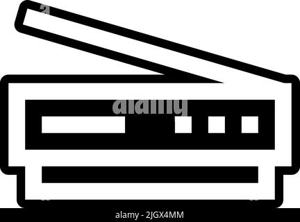 Electronics scanner icon . Stock Vector