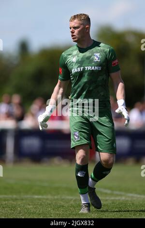 Grimsby, England, 9th July 2022. Tom Jackson of Cleethorpes Town during the Pre Season Friendly match at the Linden Club, Grimsby. Picture credit should read: Jonathan Moscrop / Sportimage Stock Photo