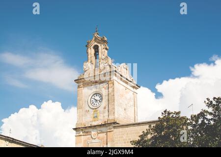 Torre dell'orologio Francavilla Fontana Stock Photo