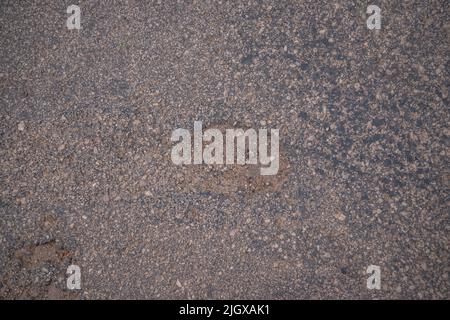 black asphalt texture. asphalt road. stone asphalt texture background black granite gravel Stock Photo