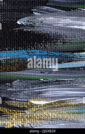 Colorful illustration with paint. Abstract background painted with acrylic, oil or gouache. Stock Photo