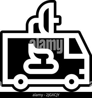 Fake news mobile unit icon . Stock Vector