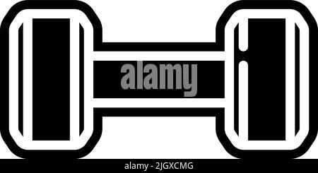 Everyday stuff dumbbell icon . Stock Vector