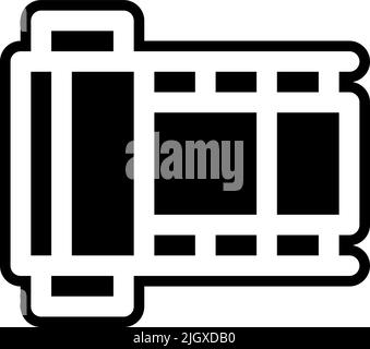 Fine arts film icon . Stock Vector