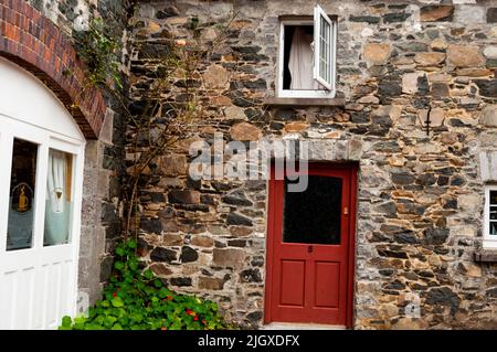 Courtyard at Virginia Park Lodge, Ireland. Stock Photo