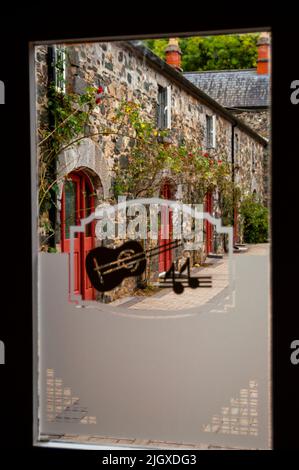 Courtyard at Virginia Park Lodge in County Cavan, Ireland. Stock Photo