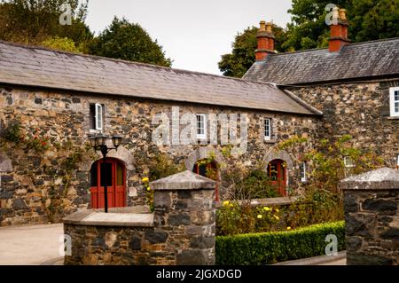 Courtyard of the Virginia Park Lodge in Virginia, County Cavan, Ireland. Stock Photo